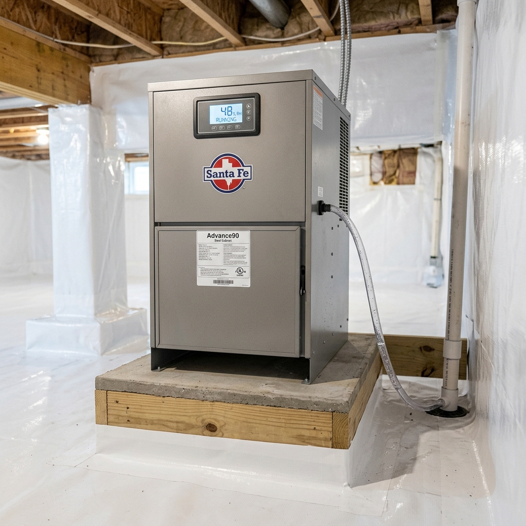 Professional Crawl Space Dehumidifiers installation photo