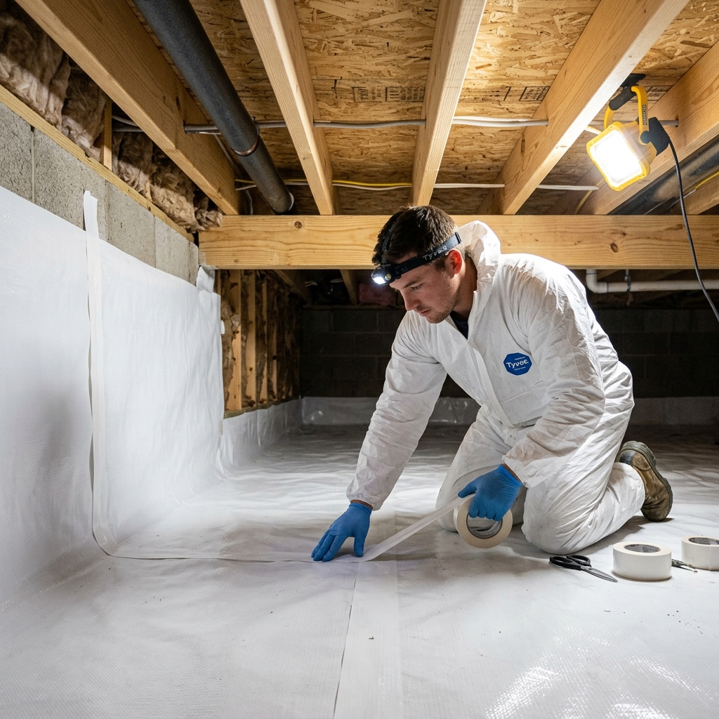 Professional Vapor Barrier Installation installation photo